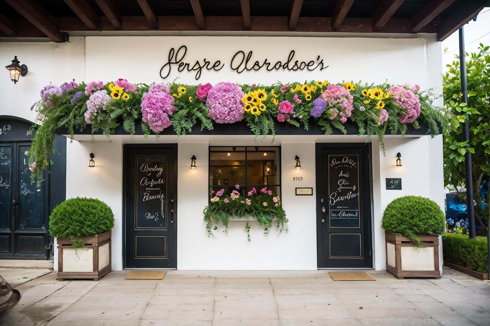 storefront,<lora:20240314-1710430939274-0006:0.7>,best qualtiy,masterpiece,florist,colorful,flower,