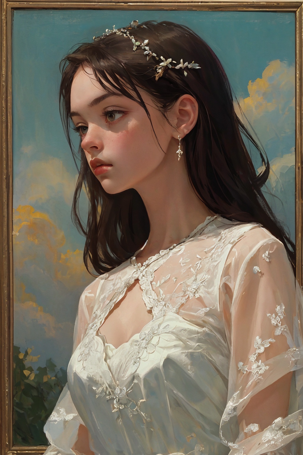 )),  stunningly beautiful (((extremely innocent face ))),  amazing hair on Tensor.Art