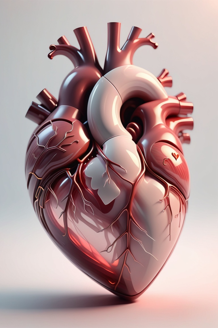 heart art ,  illustration,  muted colors on Tensor.Art