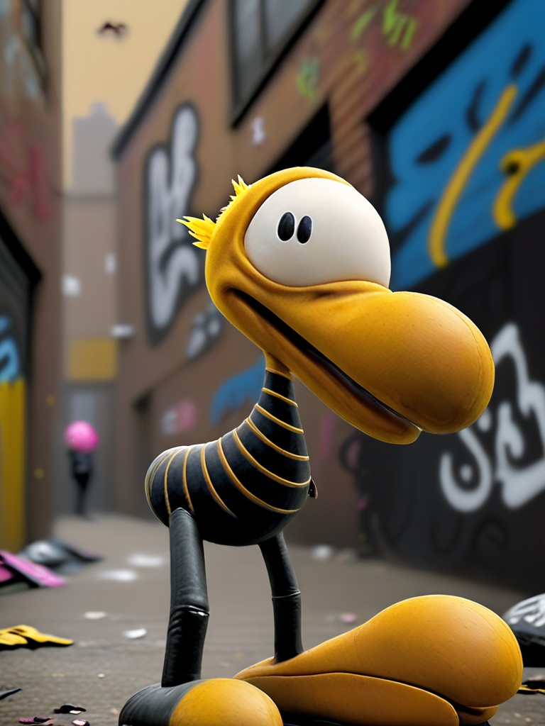 Clemente is depicted with a rebellious punk rocker look,  sporting a leather jacket,  ripped jeans on Tensor.Art