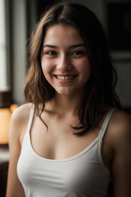 1 Caucasian girl,  18 years old,  portrait on Tensor.Art