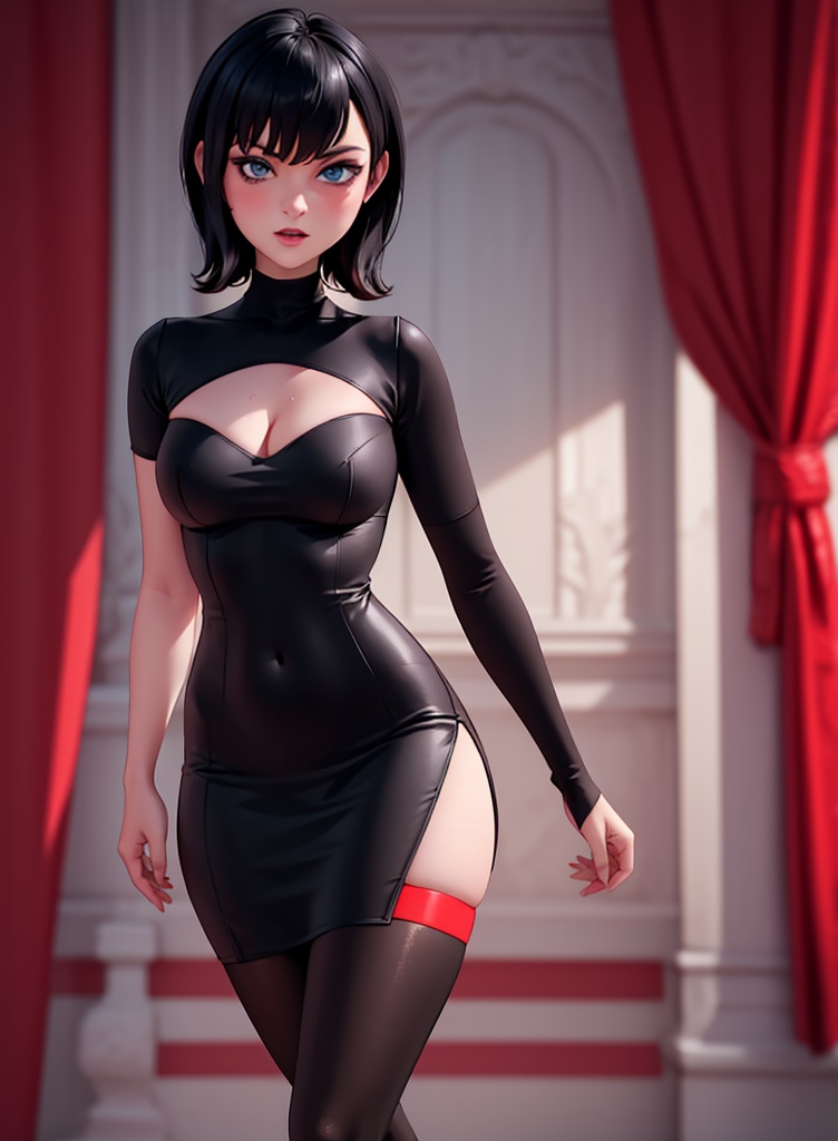 mavis,  blue eyes,  black hair on Tensor.Art