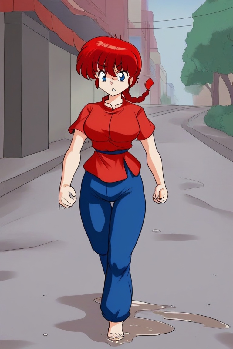 1 girl,  ,  single braid on Tensor.Art
