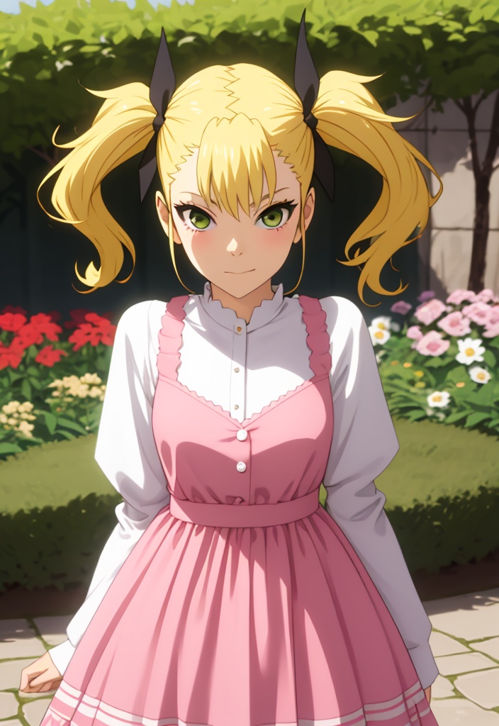 kikorushinomiya,  blond hair,  cute dress on Tensor.Art