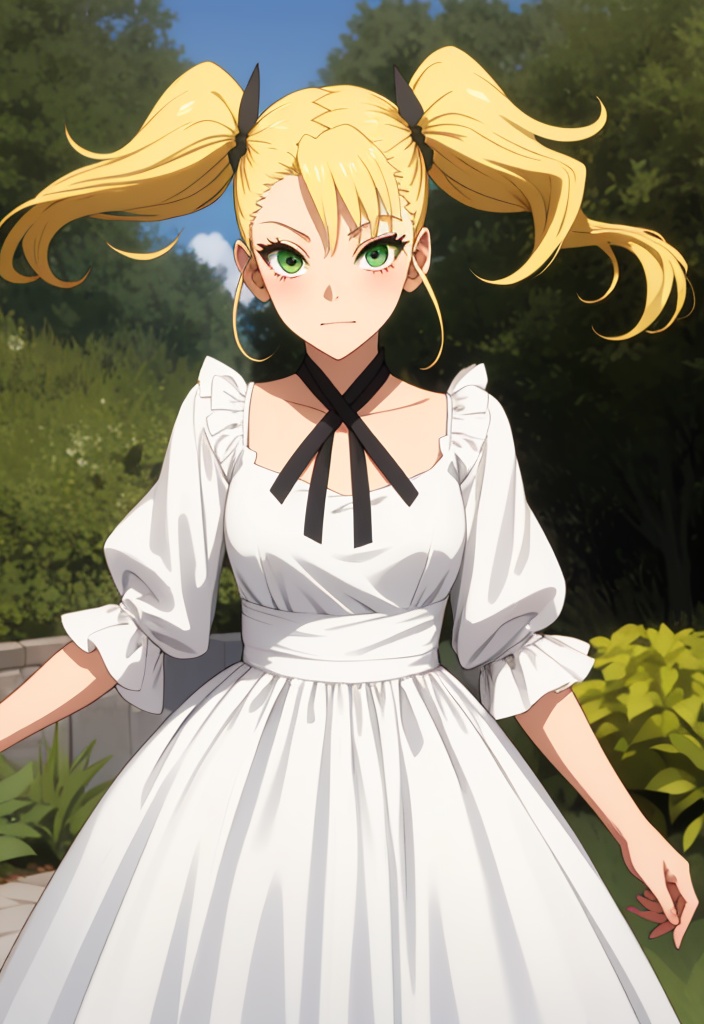 kikorushinomiya,  blond hair,  cute dress on Tensor.Art