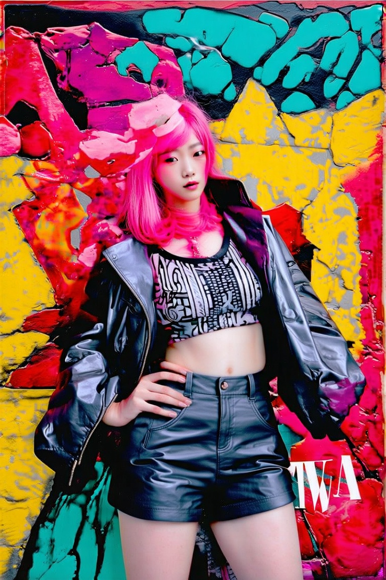 text RIWA,  Magazine_Cover,  professional model on Tensor.Art