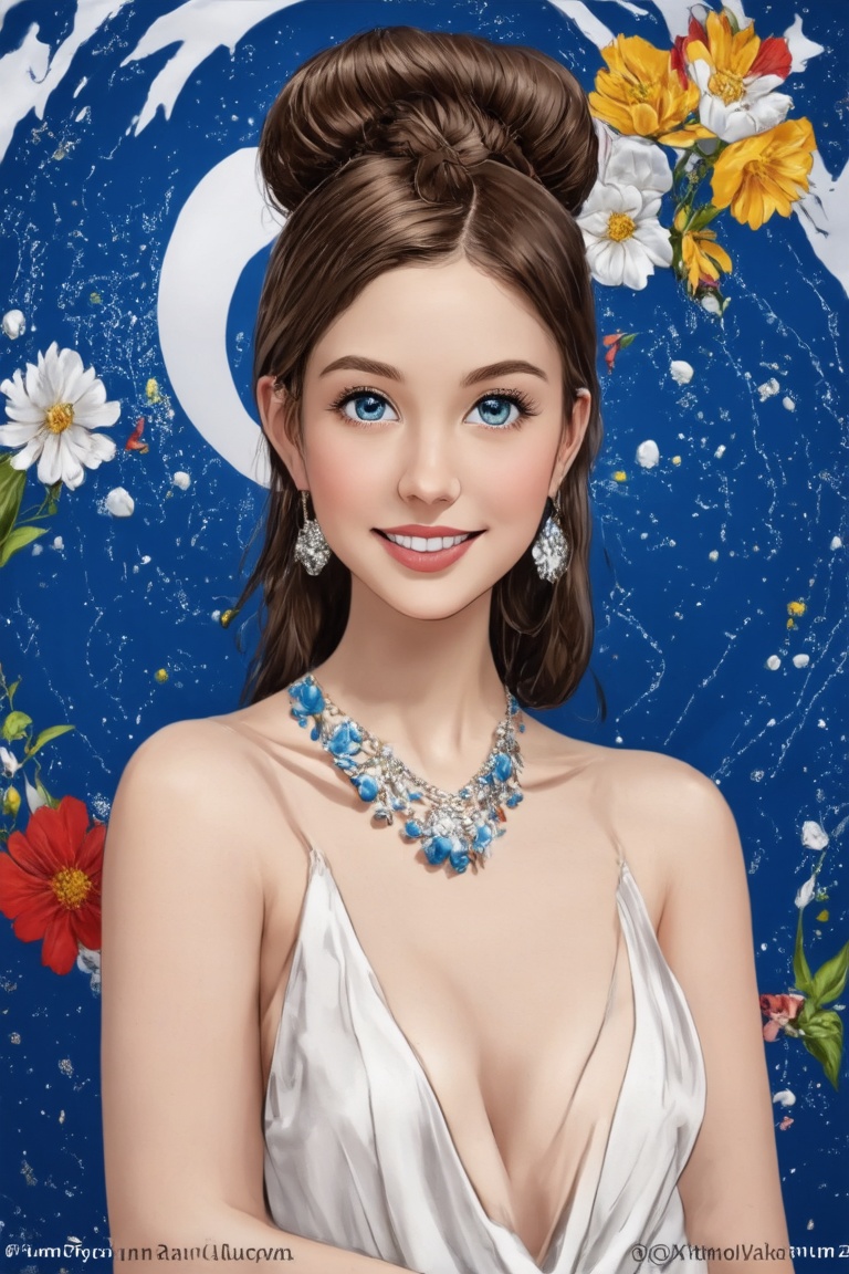(1girl,  from Malaysia,  smile on Tensor.Art