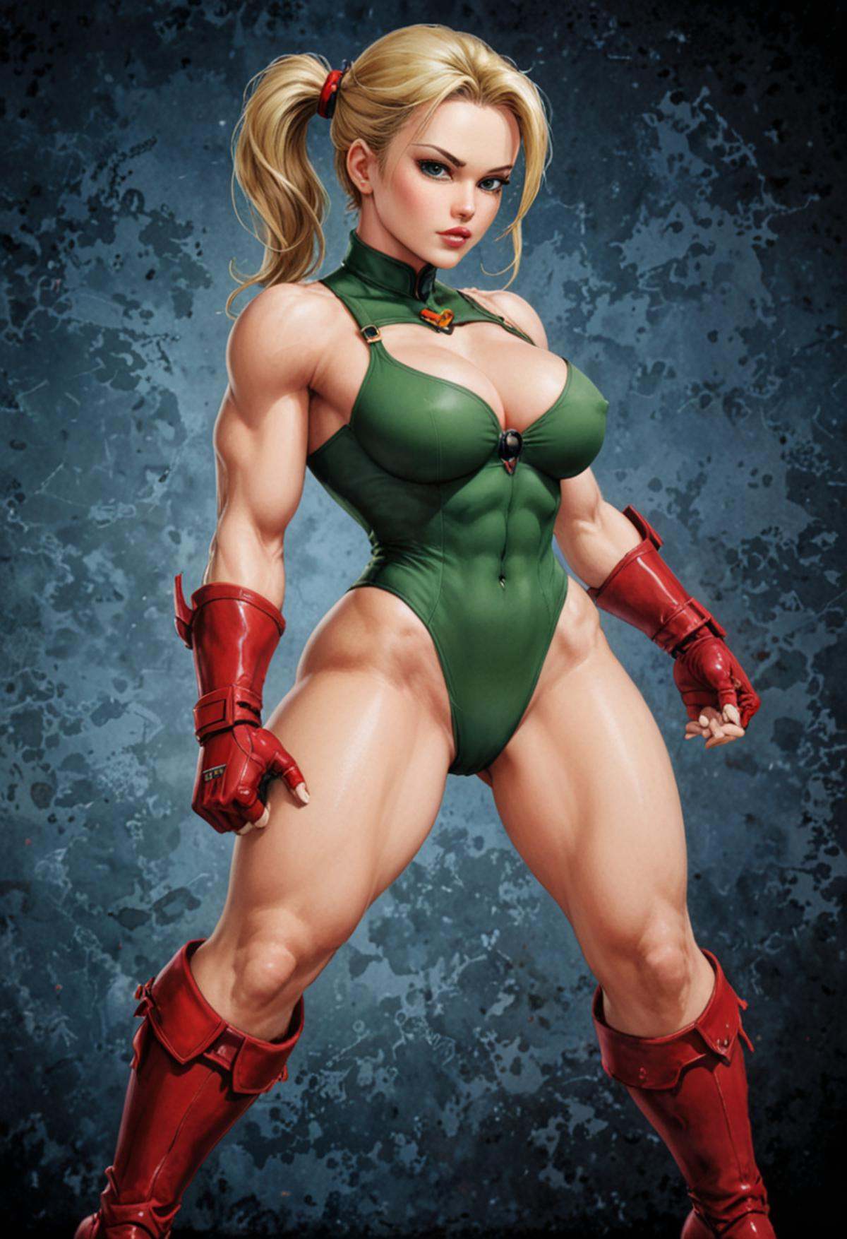 Pin up version of (Cammy (Street Fighter):1.5),  by Ken Kelly on Tensor.Art