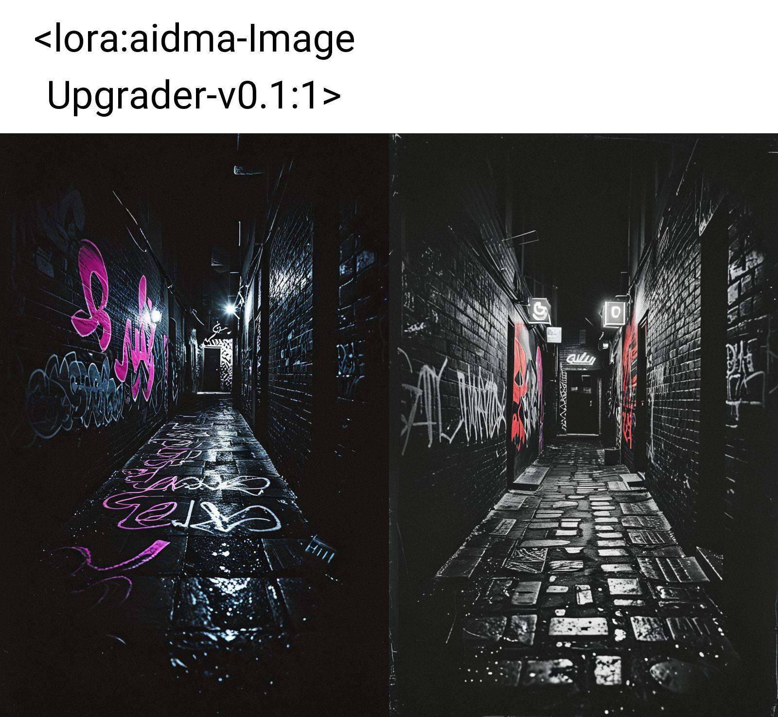 Neon graffiti alley ,  novuschroma37 style on Tensor.Art