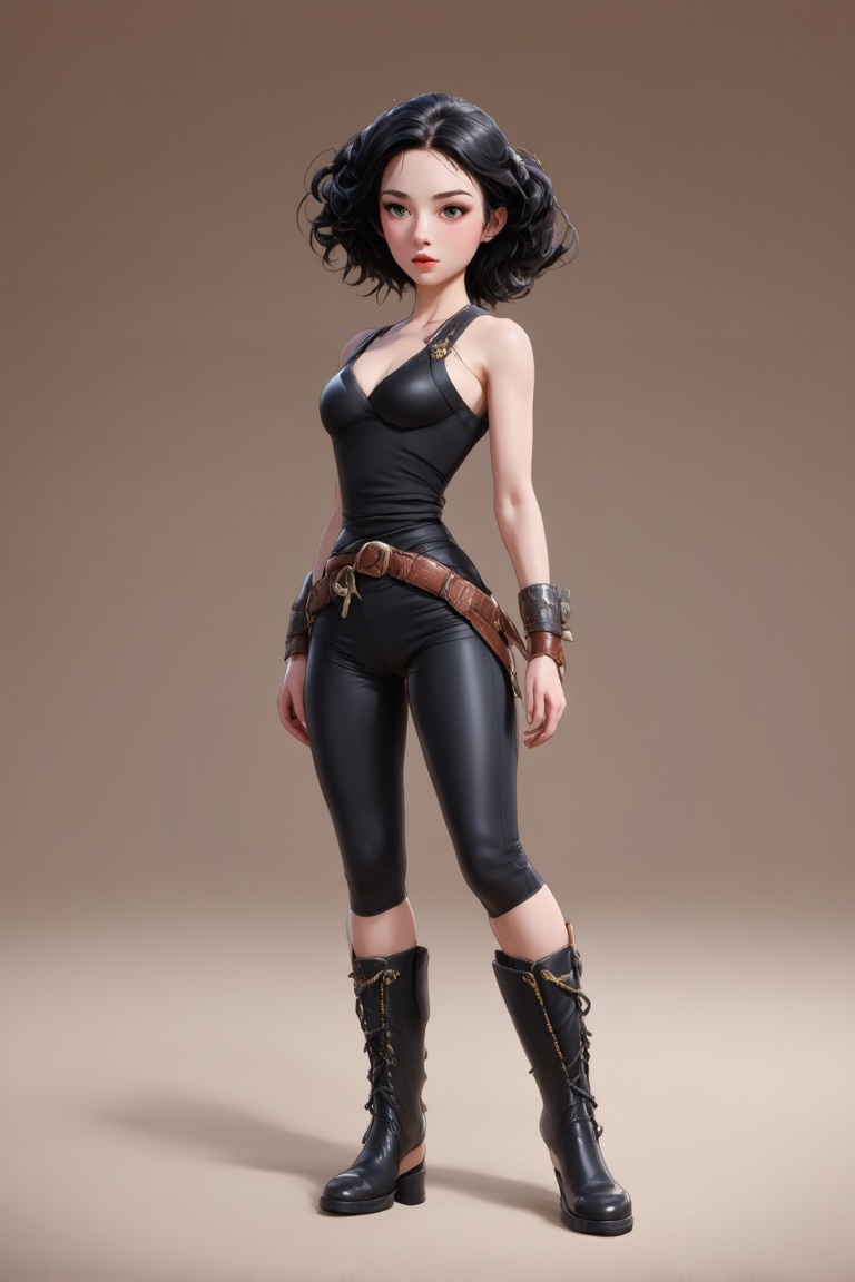 women. beautiful detailed face,  black hair,  pale skin on Tensor.Art