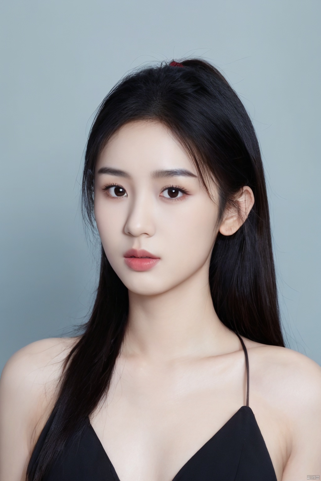 Cinematic, portrait, Kodak 5207 65mm flim, Shot by Arri Alexa 65 IMAX, Ultra photoreal, Insane Details, 32K,Realistic, --ar 3:4 --style raw --s 750 --v 6.0 --sref,jewelry, 1girl, solo, cleavage, middle breasts,red polka dot bikini, sky,clouds, realistic, upper_body, sleeveless, lips, black hair, brown_eyes, looking_at_viewer, nose, , rela, jiayu,萌萌, 040, yueyue
