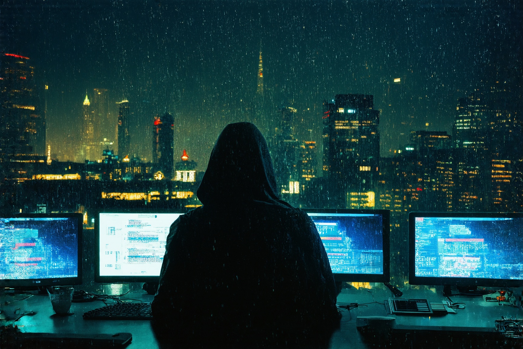 A cinematic photo of a mysterious figure,  shrouded in a hood,  situated in a dimly lit on Tensor.Art