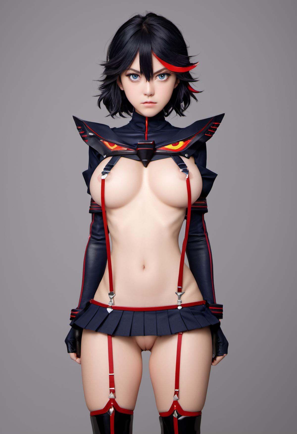 1girl,  matoi ryuuko,  senketsu on Tensor.Art