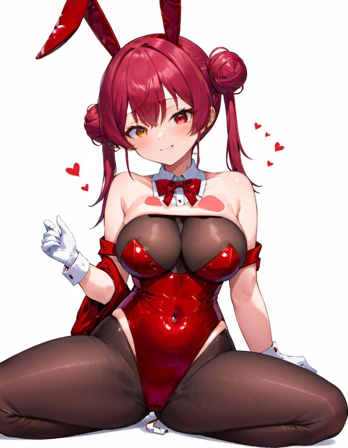 houshou marine,  hair bun,  pantyhose on Tensor.Art