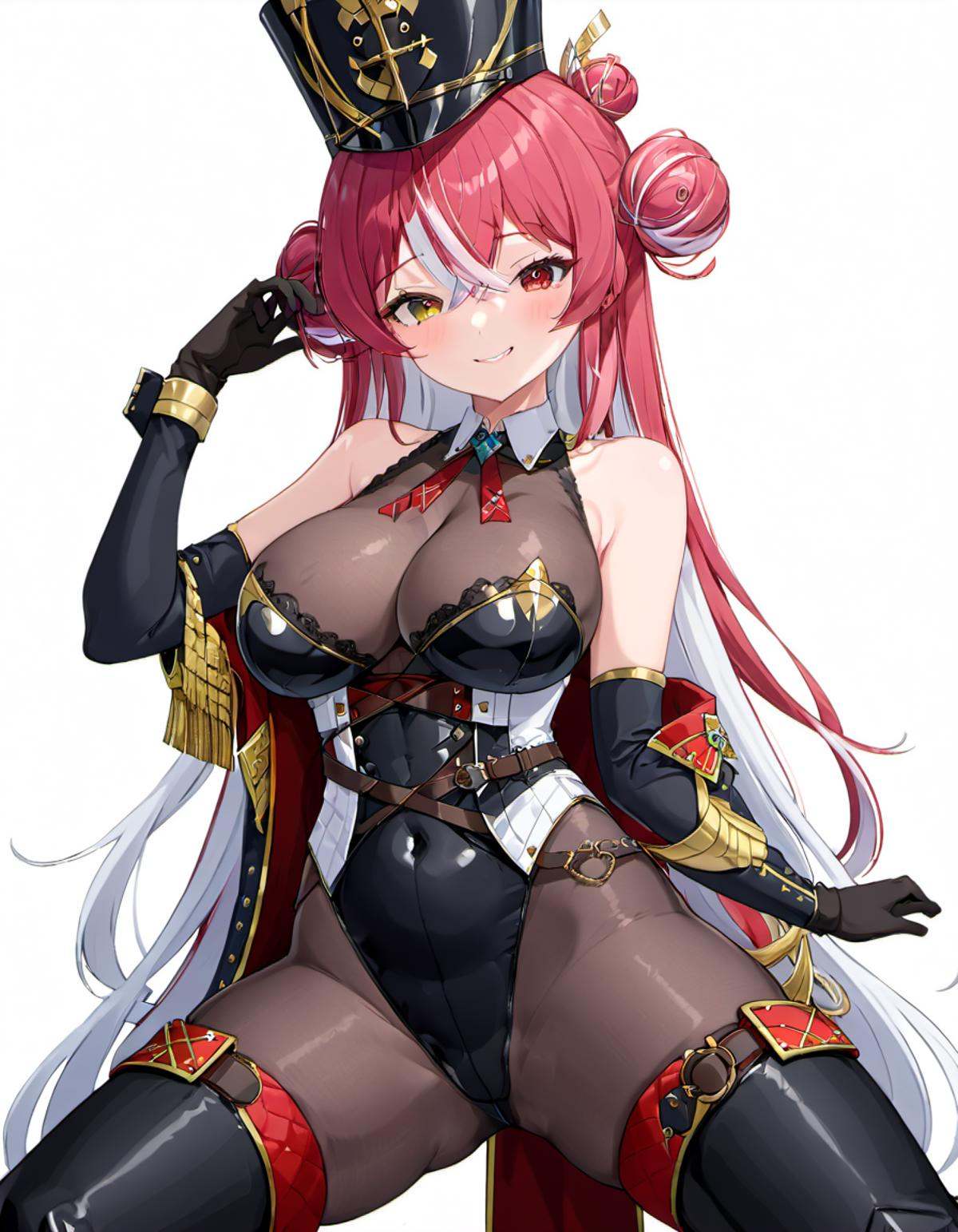 houshou marine,  solo,  shako cap on Tensor.Art