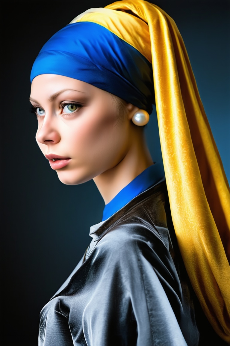 1girl,  girl with a pearl earring,  vermeet on Tensor.Art