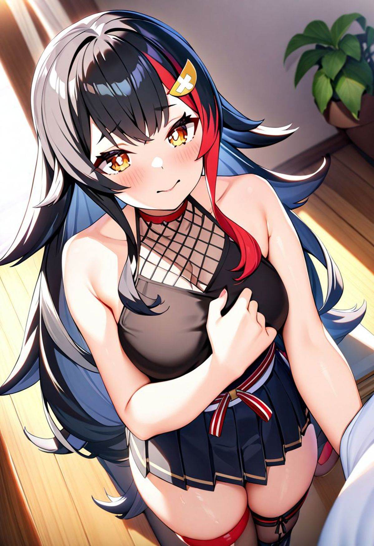 1girl,  ookami mio,  hololive on Tensor.Art