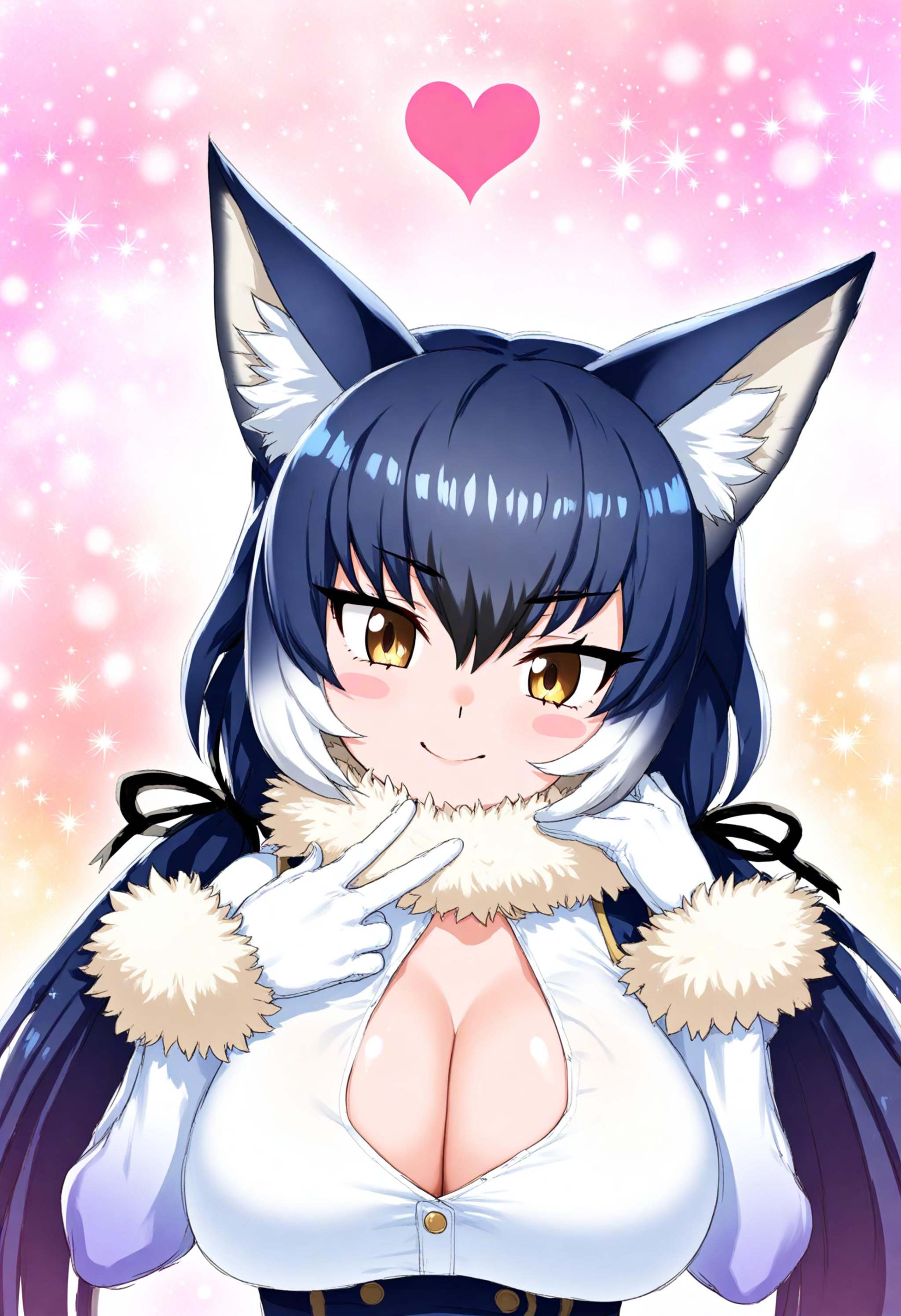 1girl,  dire wolf \(kemono friends\),  kemono friends on Tensor.Art
