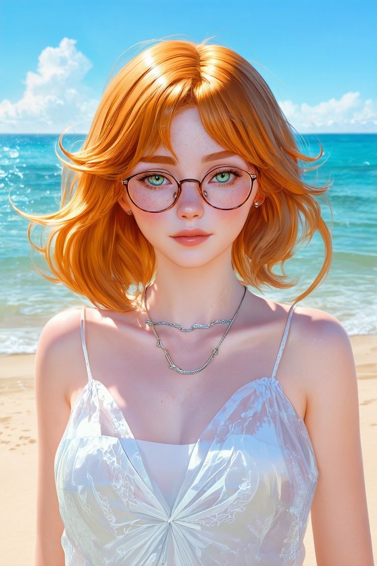 realistic,  18 year old woman,  Irish girl on Tensor.Art