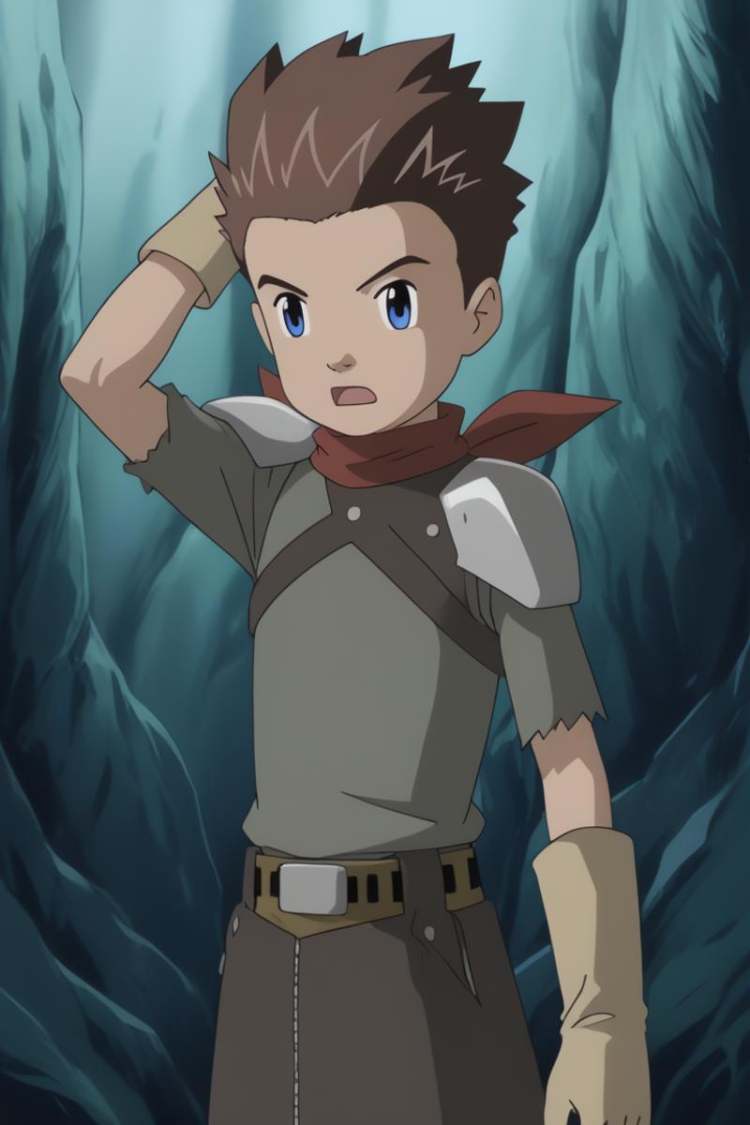 Ryo Akiyama (秋山遼) - Digimon Tamers (デジモンテイマーズ) - (Pony) by 25kkai on Tensor.Art