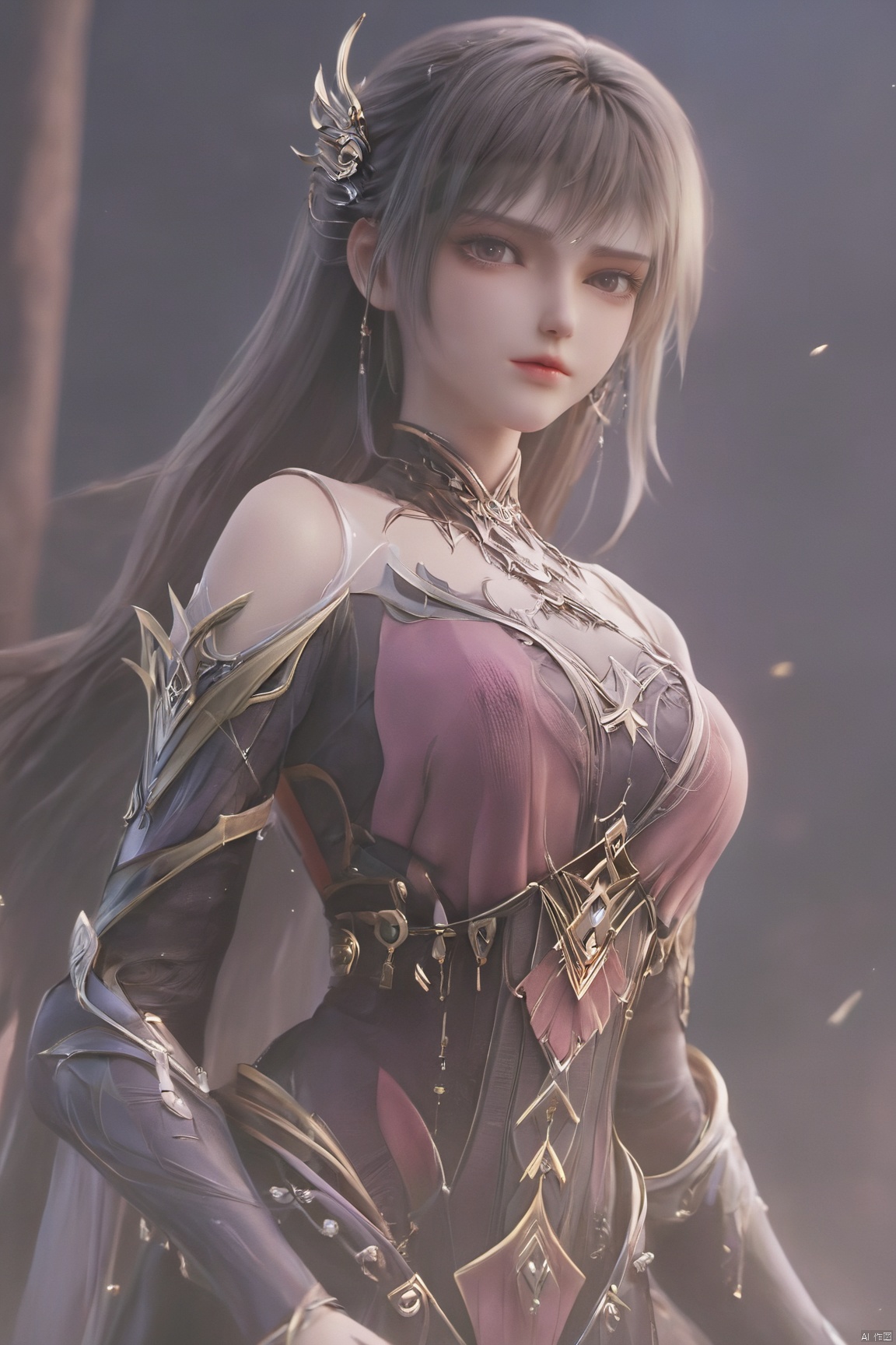 (Masterpiece:1.2), best quality,1girl, looking_at_viewer,(big breasts:1.69), Xshengcaier