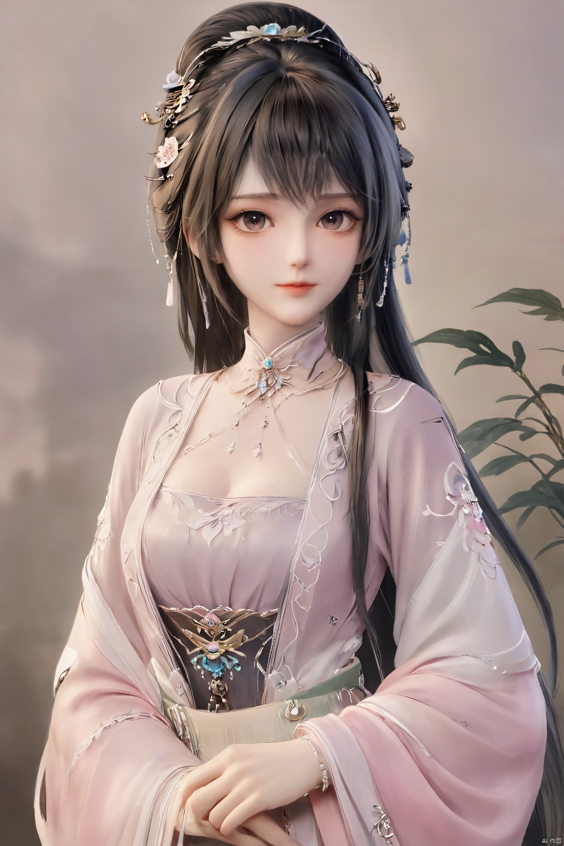 (Masterpiece:1.2), best quality, ,1girl, looking_at_viewer,(big breasts:1.88), Xshengcaier