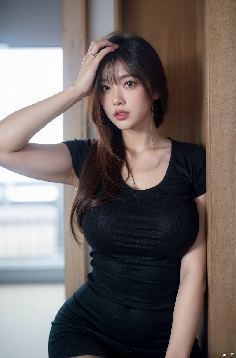  natural lips,extended spacewalk capability,scampering,In the style of Urban horror,science fiction,medium-length hair,natural patterns,Insane asylum young,sexy,film grain texture,analog photography aesthetic,visual storytelling,dynamic composition,looking at viewer,eye contact,, , 1 Asian girl
, 1 girl