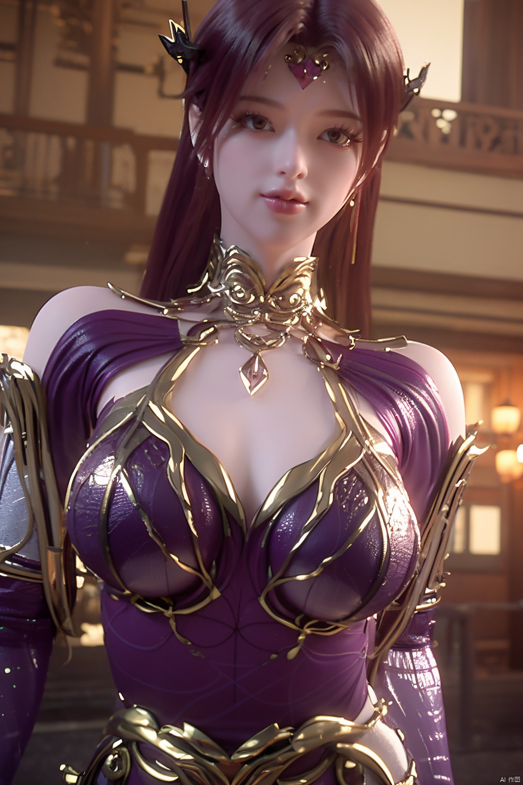 (Masterpiece:1.2), best quality,1girl, looking_at_viewer,(big breasts:1.28),Xyaoye