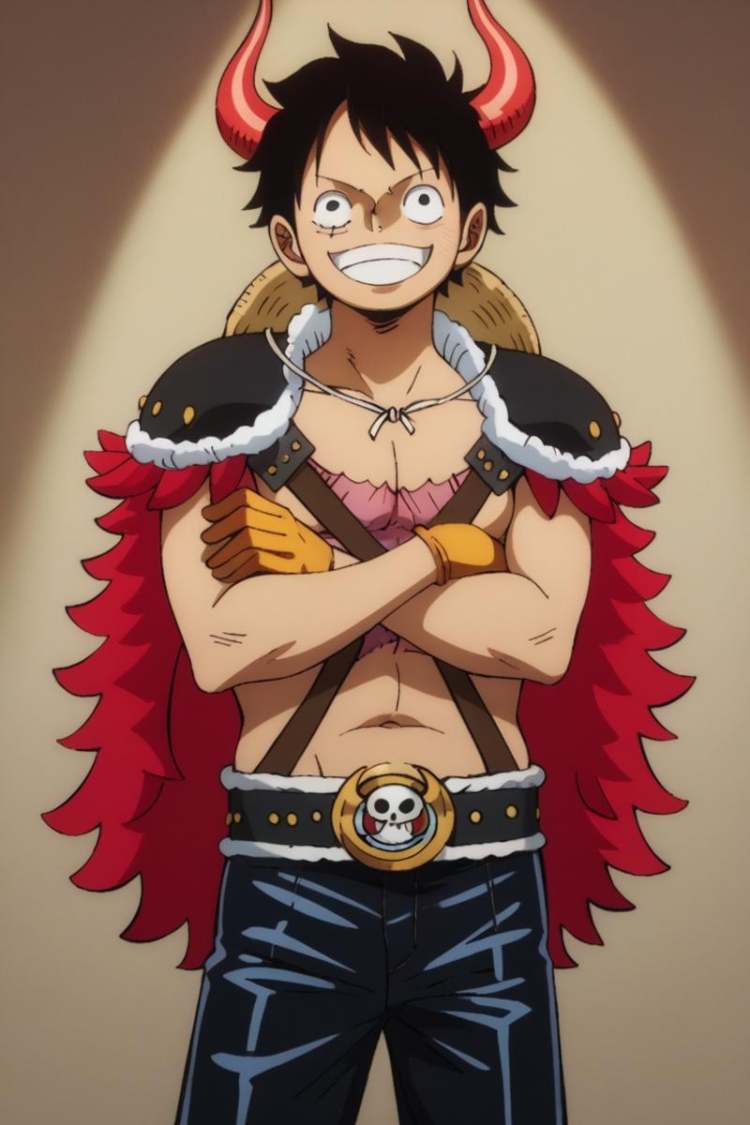 Monkey D. Luffy (モンキー・Ｄ・ルフィ) / Multiple Outfits - One Piece (ワンピース) - (Pony) [Comission] by 25kkai on Tensor.Art