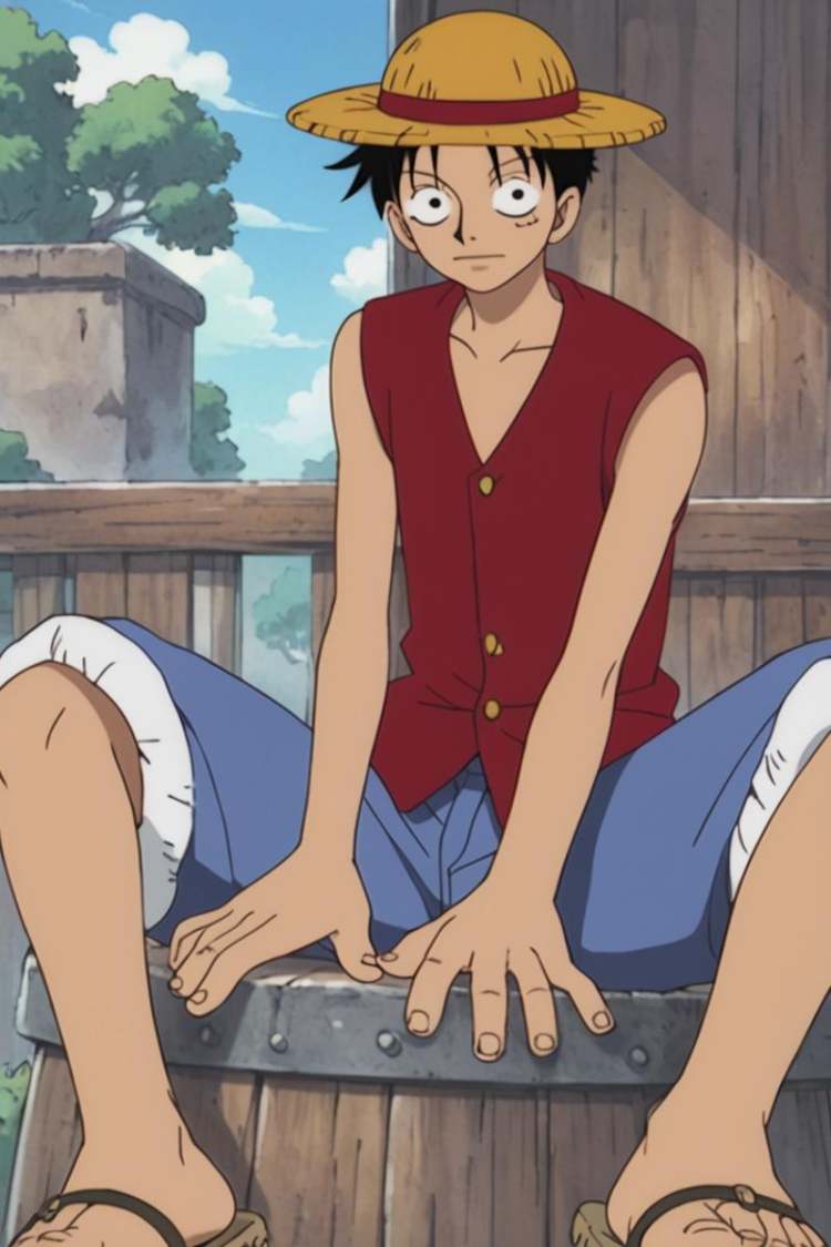Monkey D. Luffy (モンキー・Ｄ・ルフィ) / Multiple Outfits - One Piece (ワンピース) - (Pony) [Comission] by 25kkai on Tensor.Art