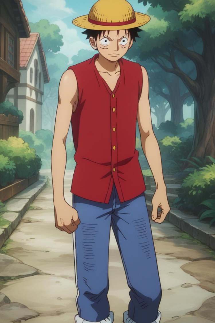 Monkey D. Luffy (モンキー・Ｄ・ルフィ) / Multiple Outfits - One Piece (ワンピース) - (Pony) [Comission] by 25kkai on Tensor.Art