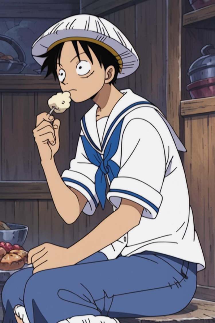 Monkey D. Luffy (モンキー・Ｄ・ルフィ) / Multiple Outfits - One Piece (ワンピース) - (Pony) [Comission] by 25kkai on Tensor.Art