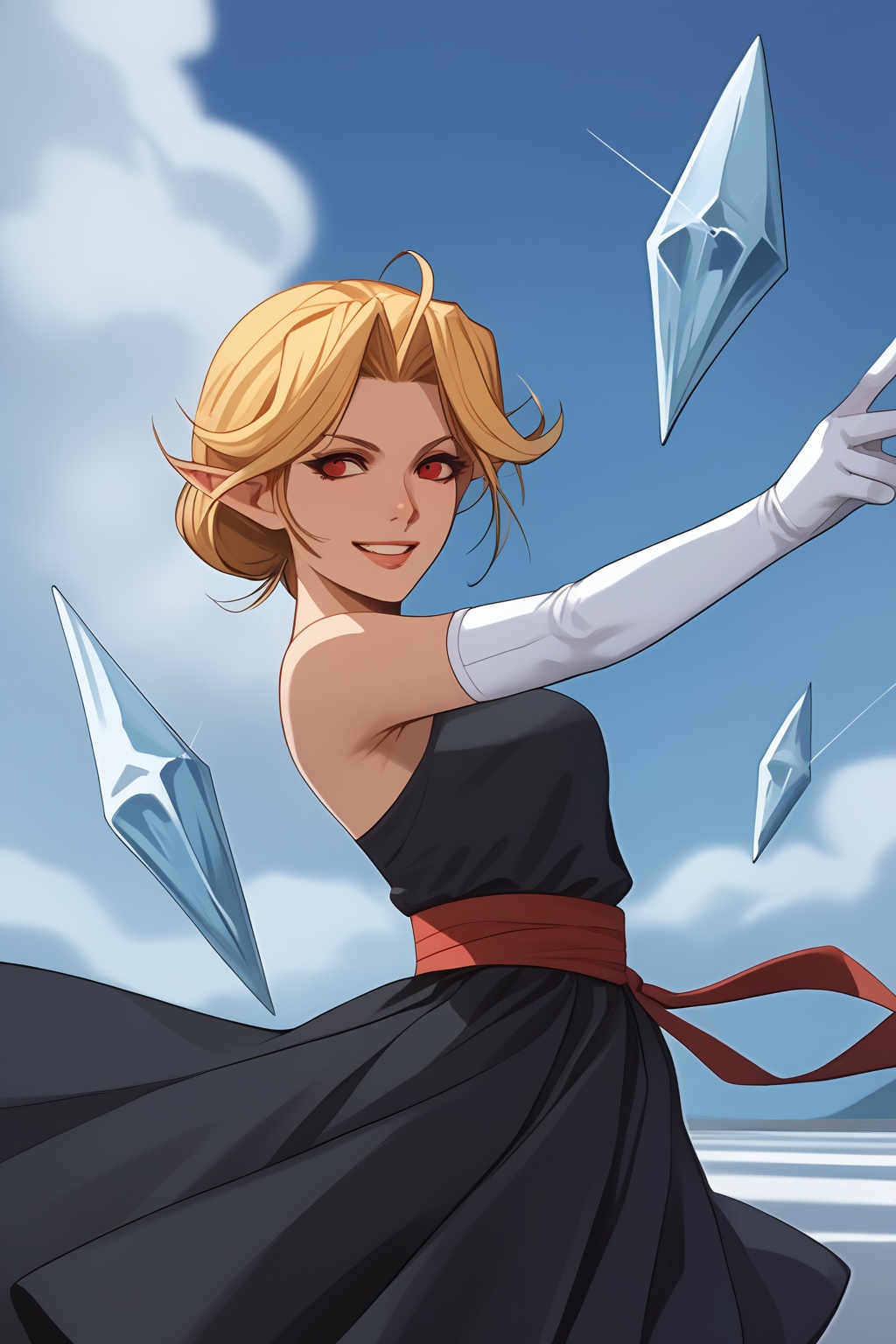 Niko,  blonde hair,  short hair on Tensor.Art