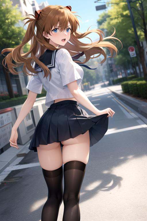 souryuu asuka langley,  solo,  (masterpiece on Tensor.Art
