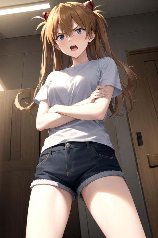 souryuu asuka langley,  solo,  (masterpiece on Tensor.Art