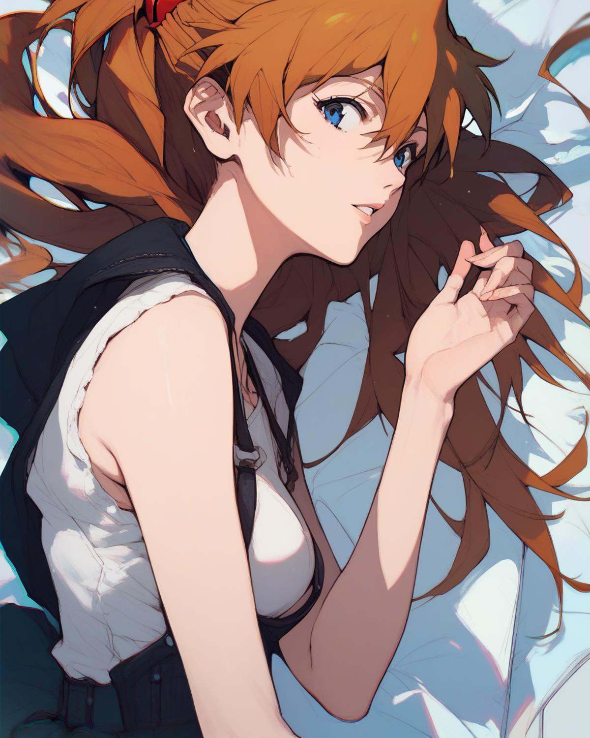 souryuu asuka langley,  ,  parted lips on Tensor.Art
