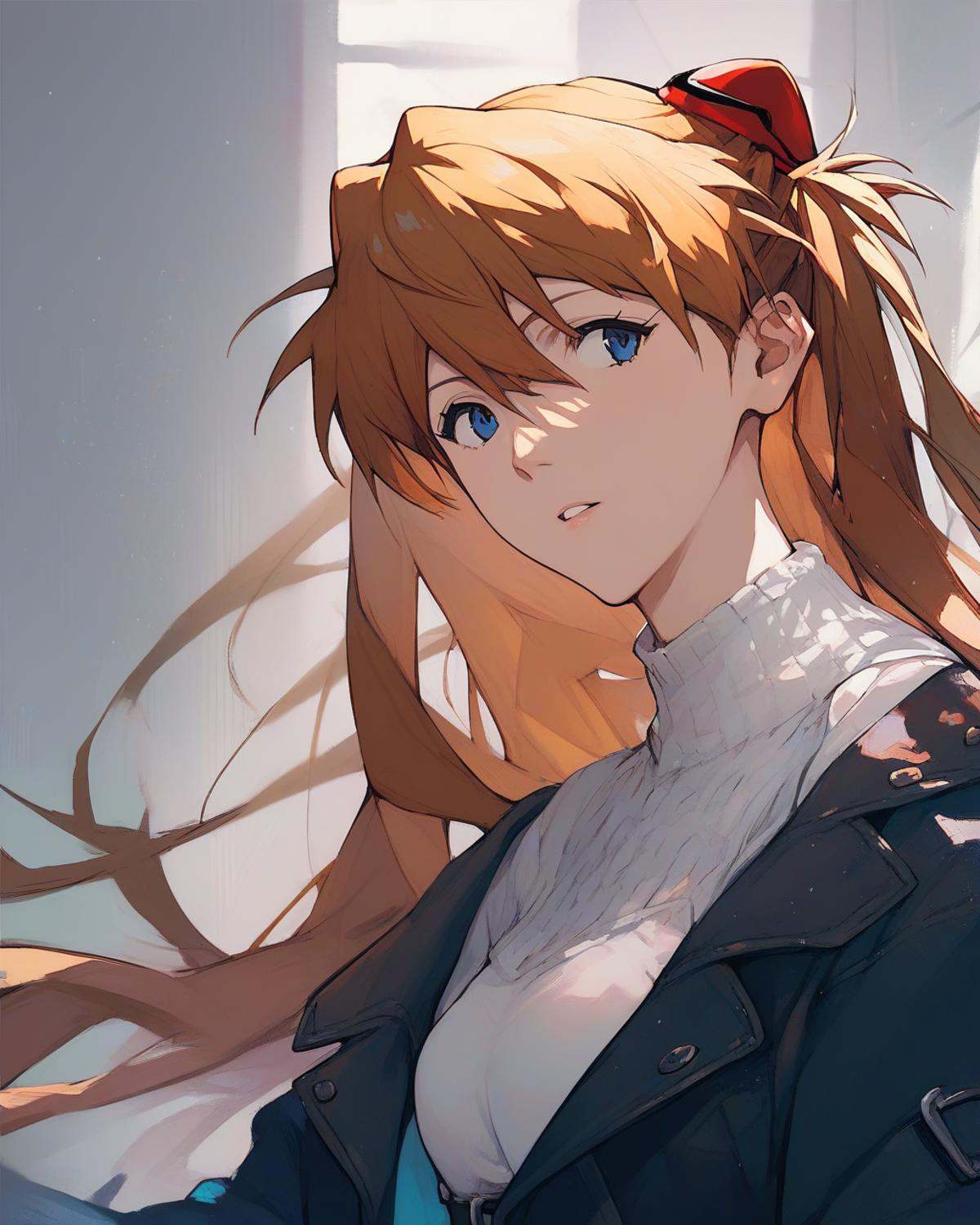 souryuu asuka langley,  ,  parted lips on Tensor.Art
