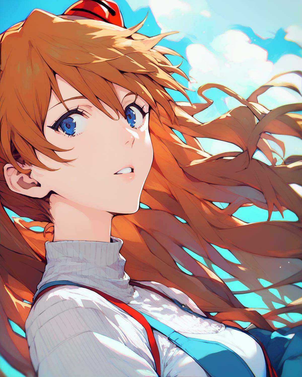 souryuu asuka langley,  ,  parted lips on Tensor.Art
