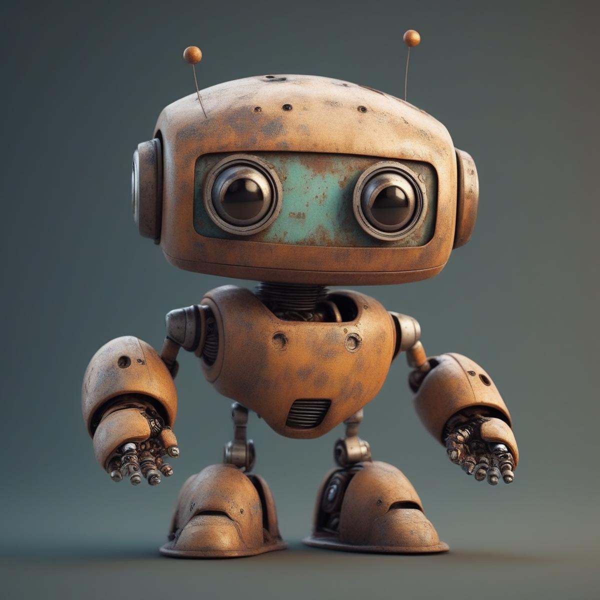 cute robot,  rusty on Tensor.Art