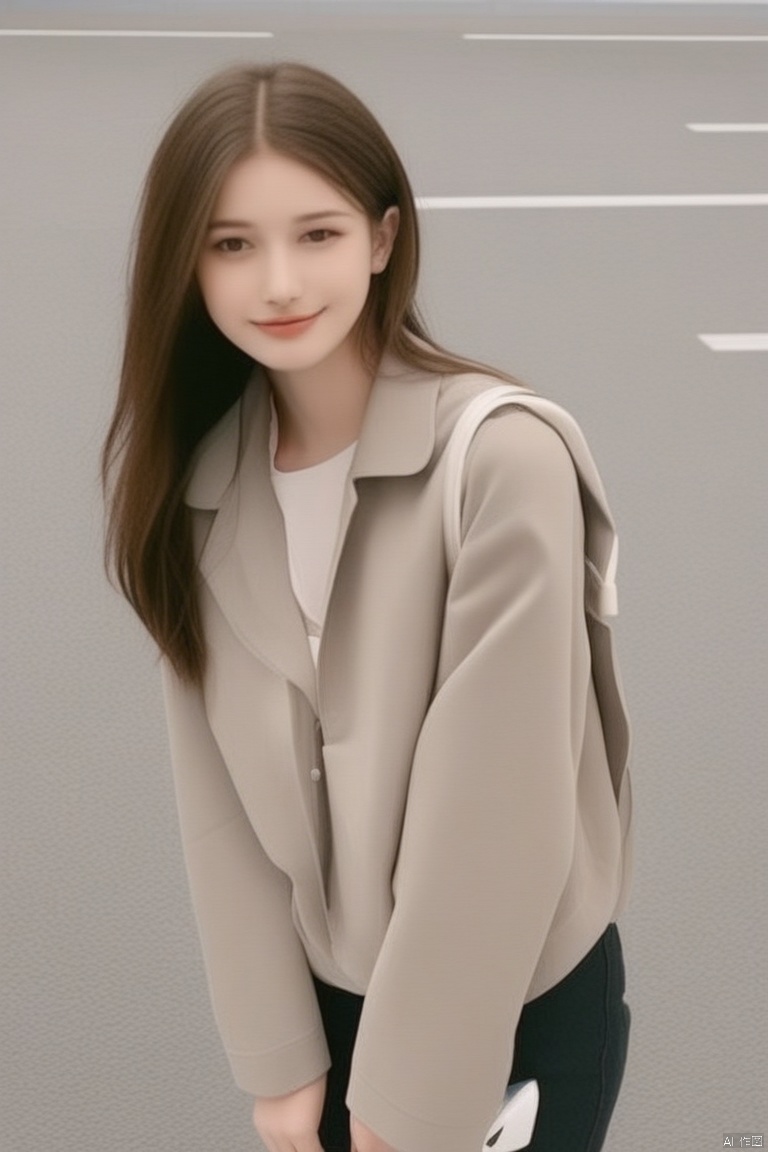 高清相机拍摄,清晰的细节,完美的脸,街拍女孩,全身照,eluosi