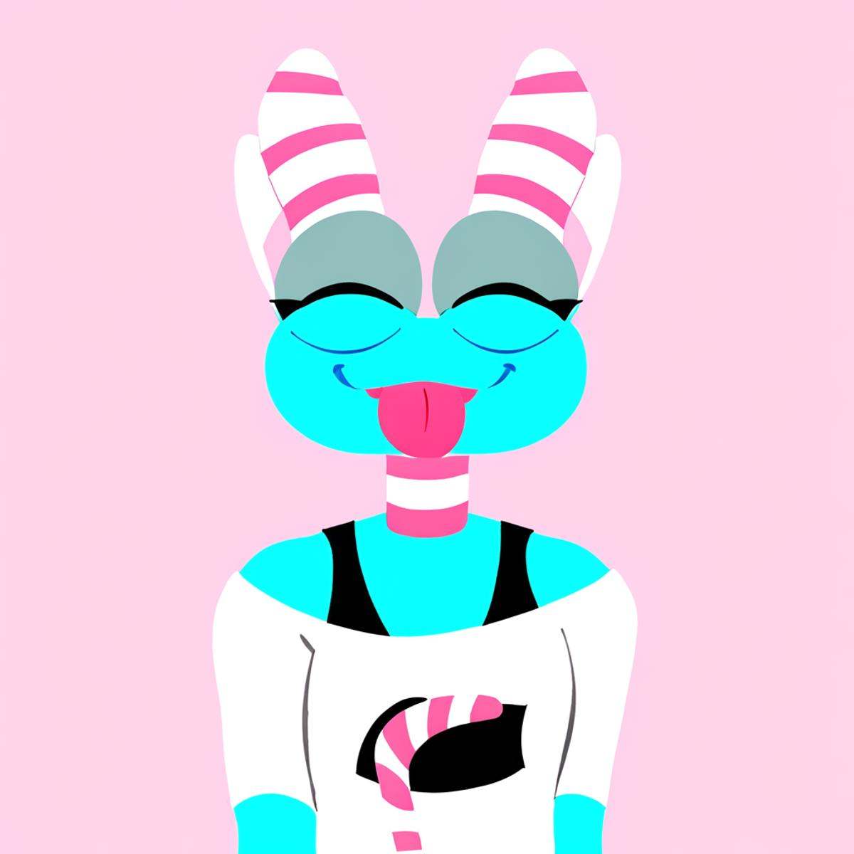 t-shirt,  smiling,  lineless on Tensor.Art