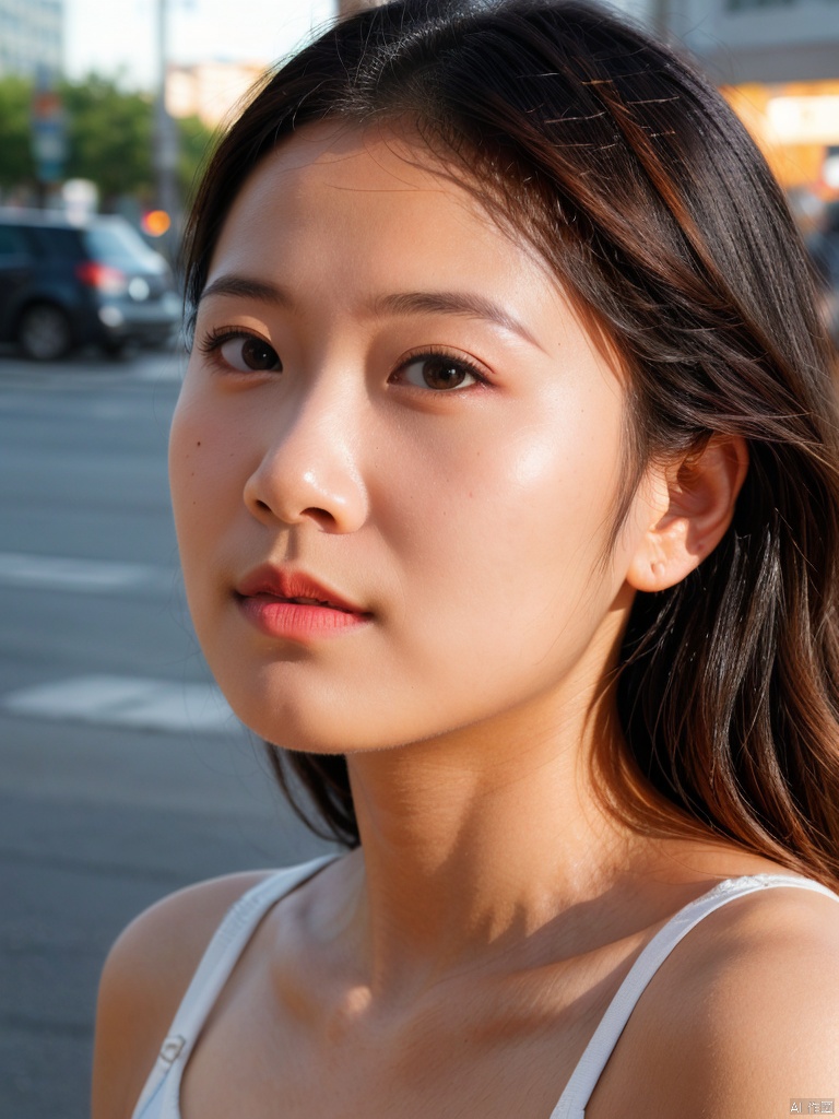 (RAW photo, 4k, realistic, exquisitely detailed skin),masterpiece,best quality,unity 8k wallpaper,ultra detailed,cinematic look,natural skin texture,extremely realistic skin texture,finely detailed face,(film grain:1.2),cinematic angle,Fujifilm XT3,,(highlydetailed),(night scene),(street corner),(1girl),(detailed lighting),(contrast),(mysterious atmosphere),,vivid illumination,,masterful technique,,harmonious composition,,immersive atmosphere,,stunning visuals,
