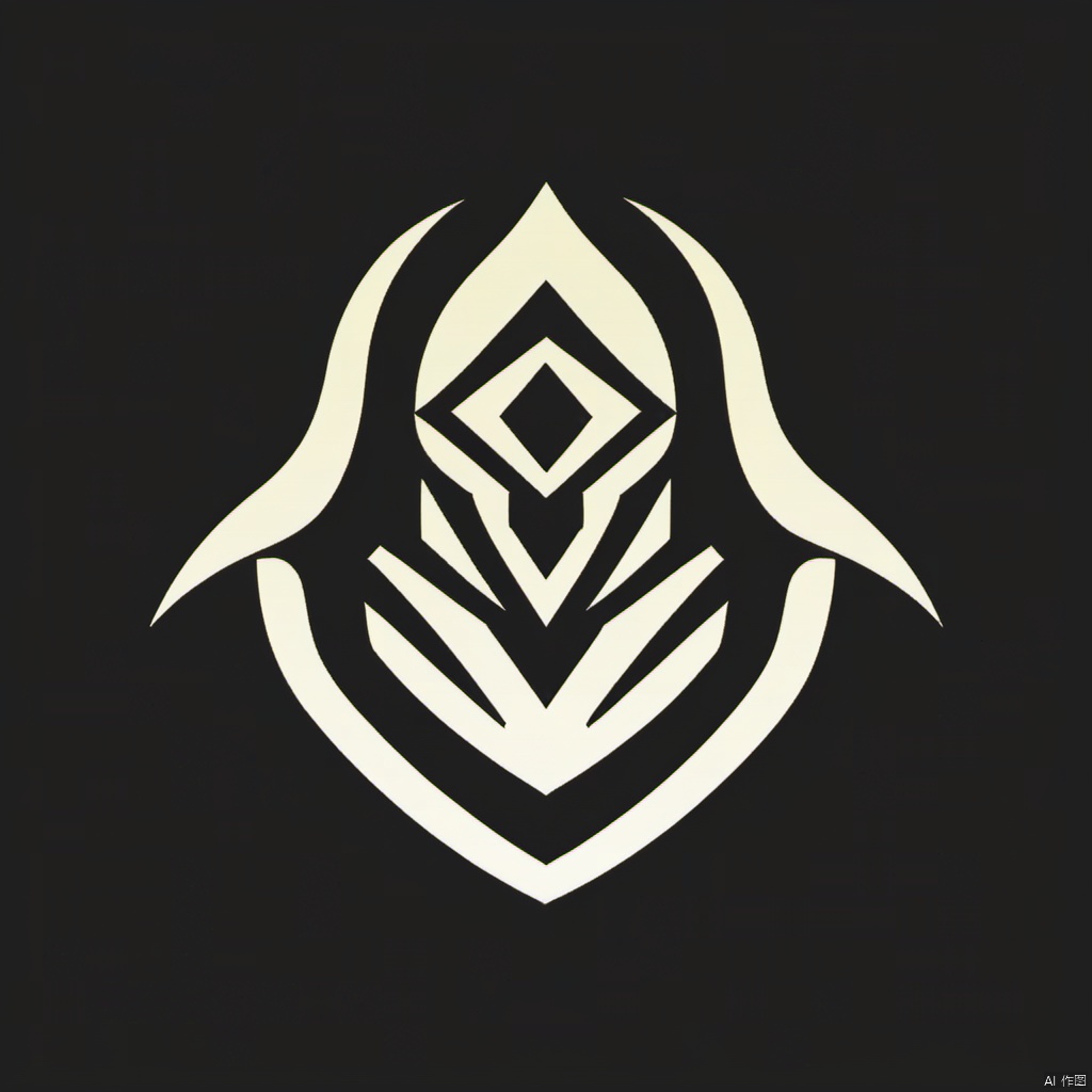 A black and white logo, Warlord