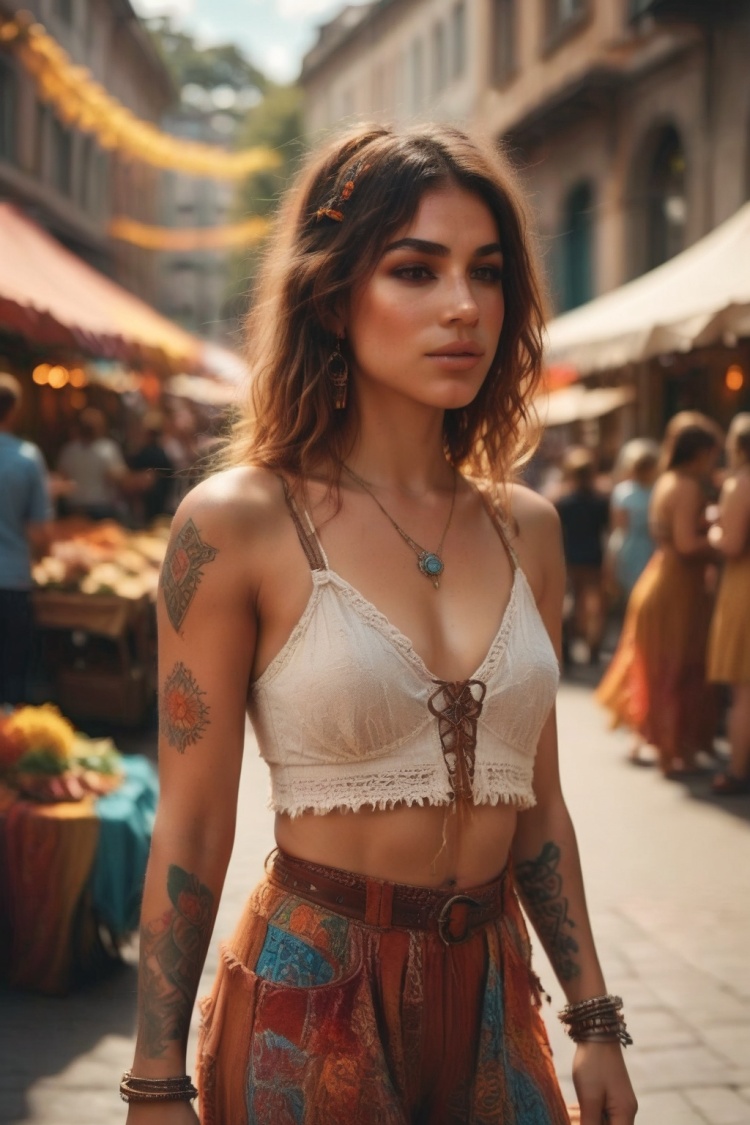 Boho chic MDP style by Jeff Leiffson on Tensor.Art