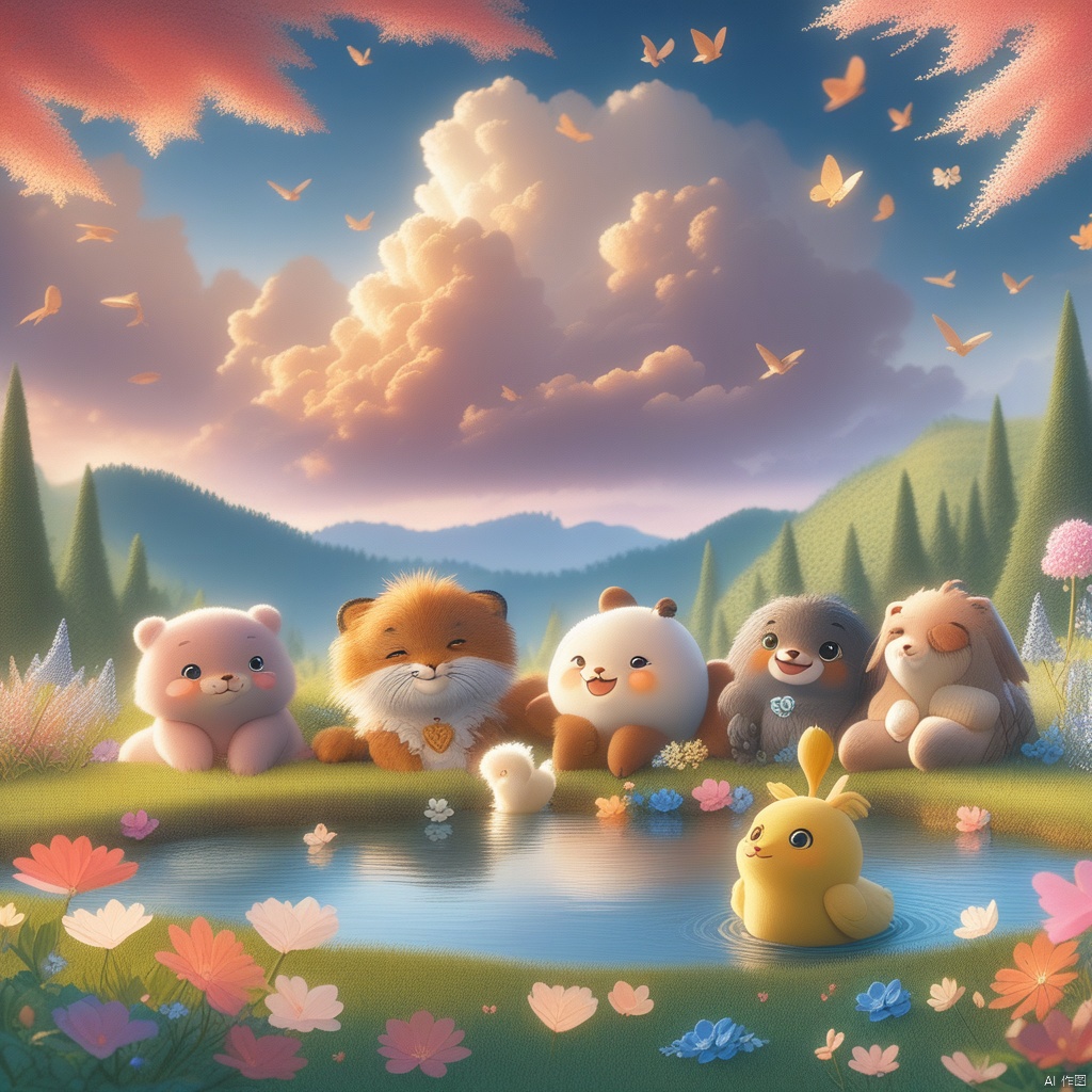 最高的质量,美丽的场景,cute animal