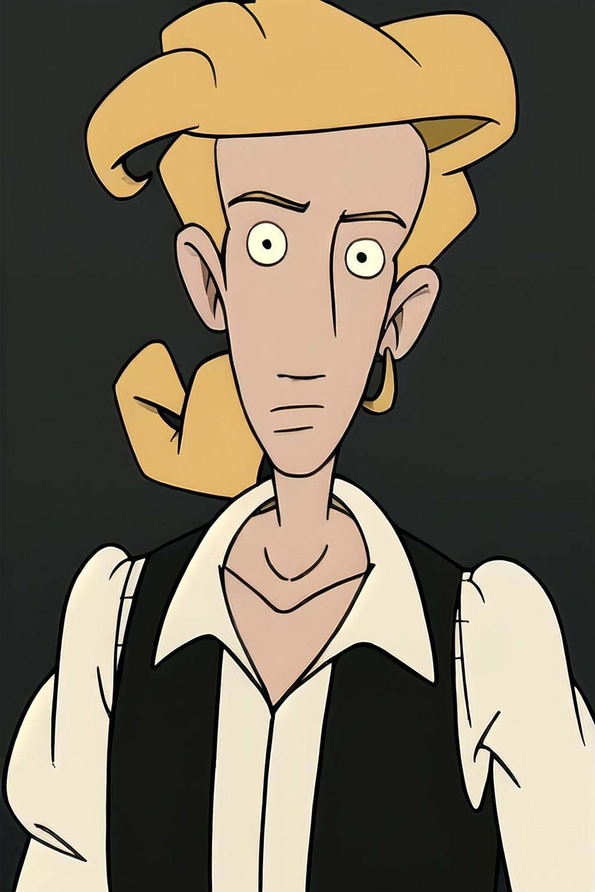 guybrush,  solo,  male focus on Tensor.Art