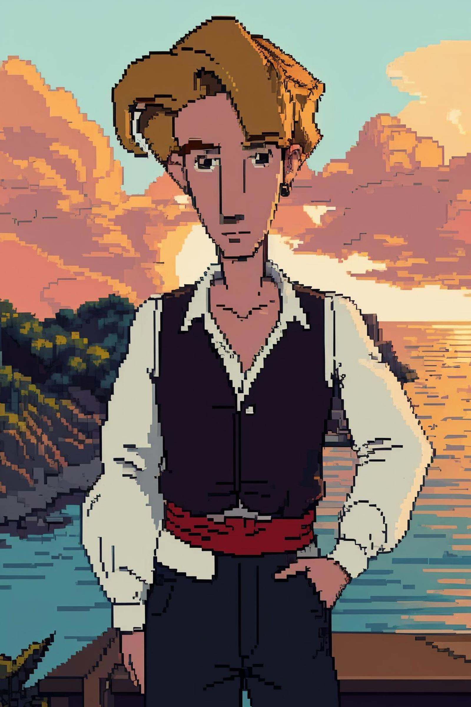 guybrush,  solo,  male focus on Tensor.Art
