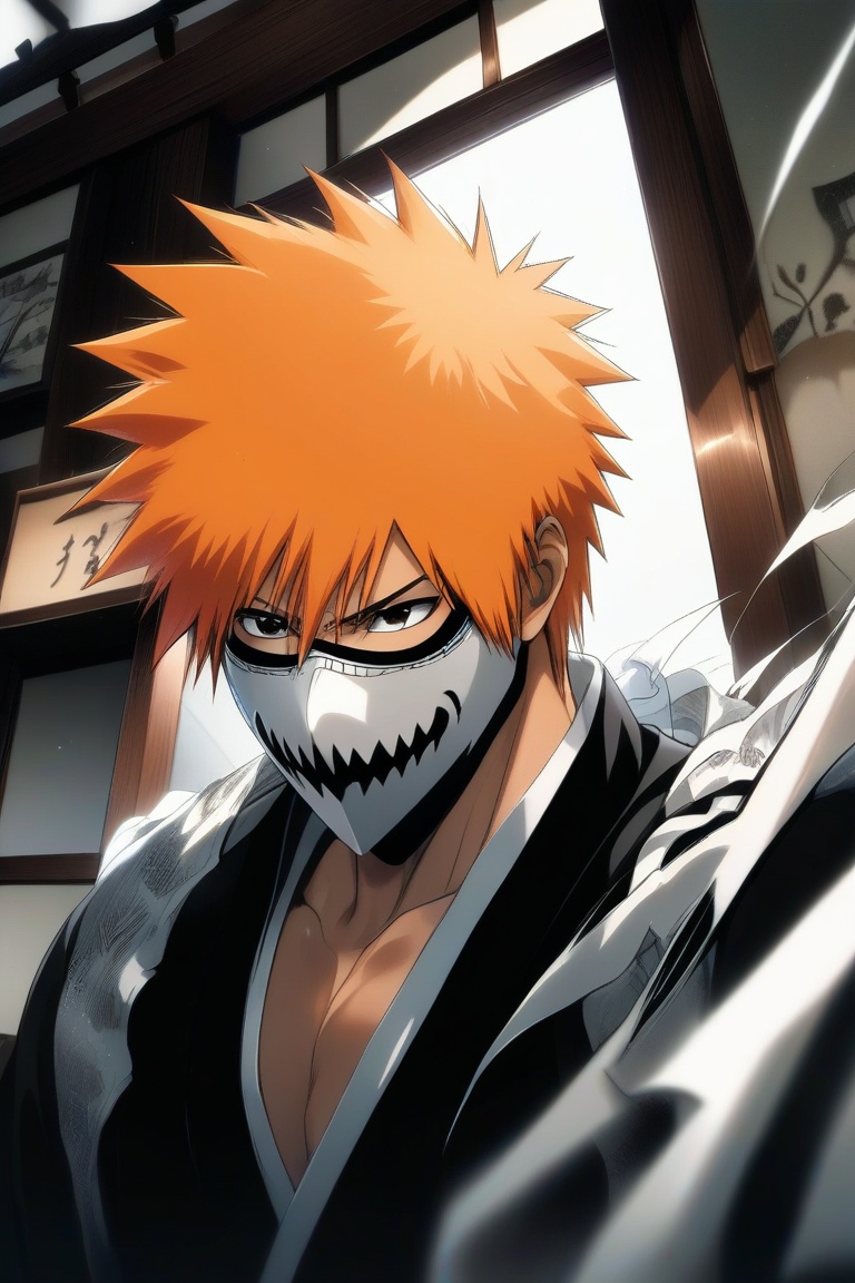 1boy,  kurosaki ichigo,  solo on Tensor.Art