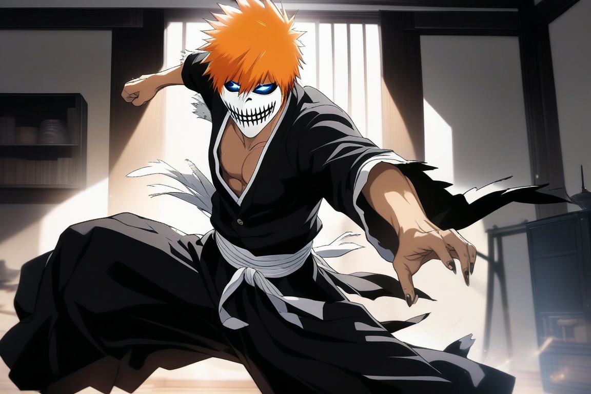 1boy,  male focus,  kurosaki ichigo on Tensor.Art