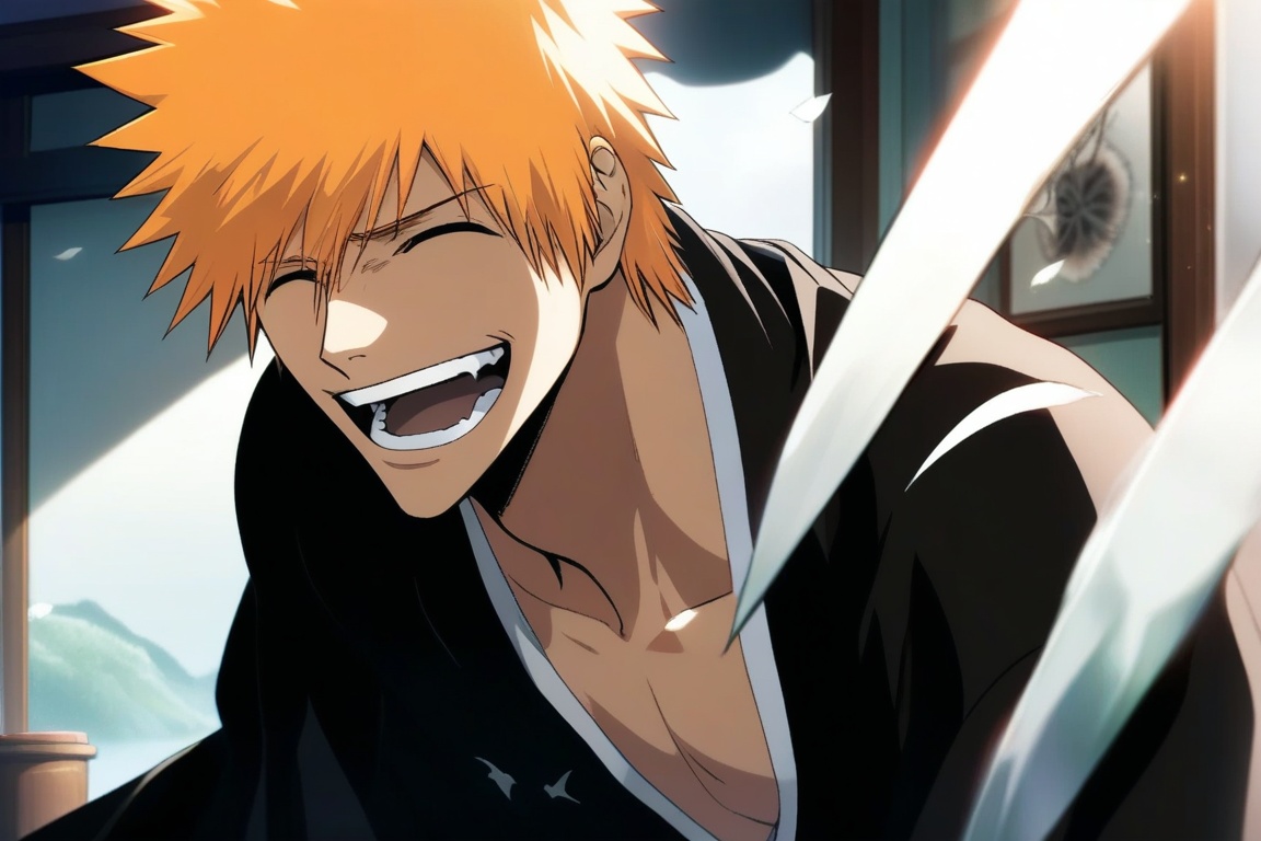 1boy,  male focus,  kurosaki ichigo on Tensor.Art